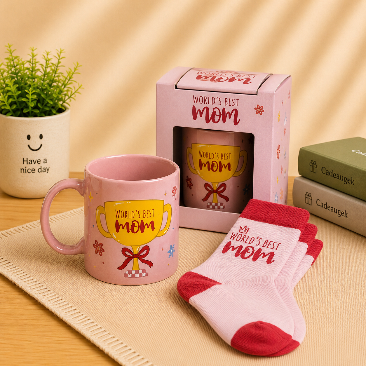 Moeder Cadeauset – Mok & Sokken