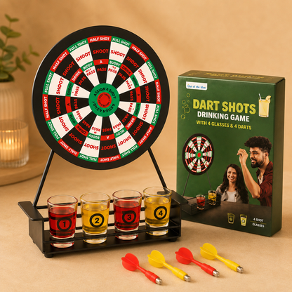 Darts Drankspel met Shotglaasjes