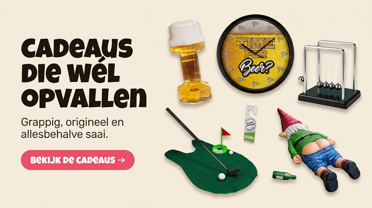 Cadeaugek banner