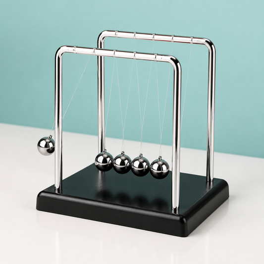Newton's Cradle - origineel bureaucadeau bij Cadeaugek