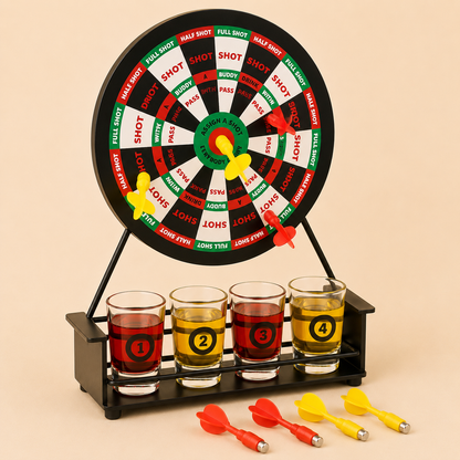 Darts Drankspel met Shotglaasjes