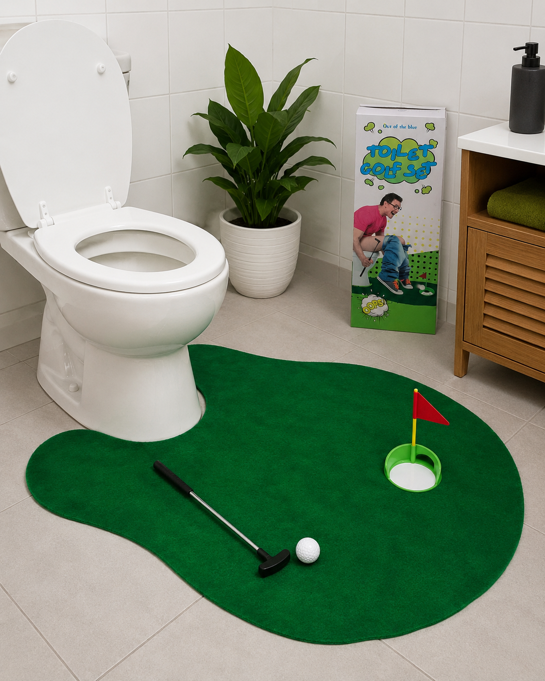 Toilet Golf Set