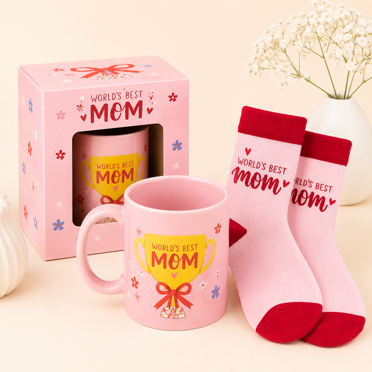 Moeder Cadeauset – Mok & Sokken