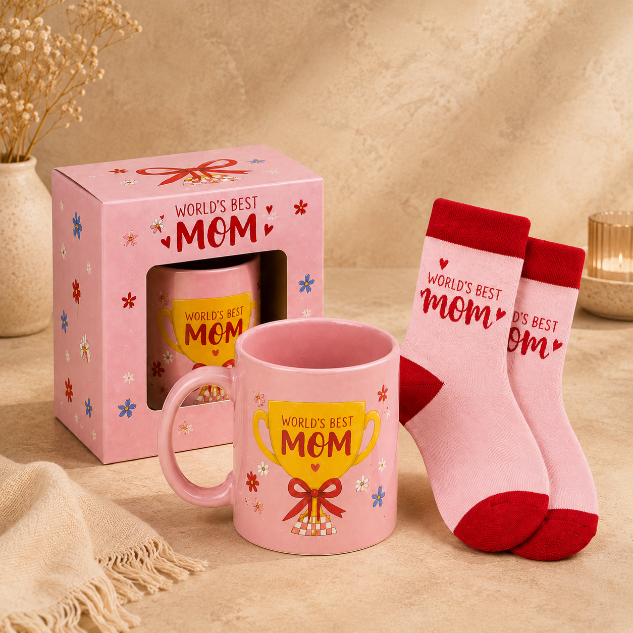 Moeder Cadeauset – Mok & Sokken