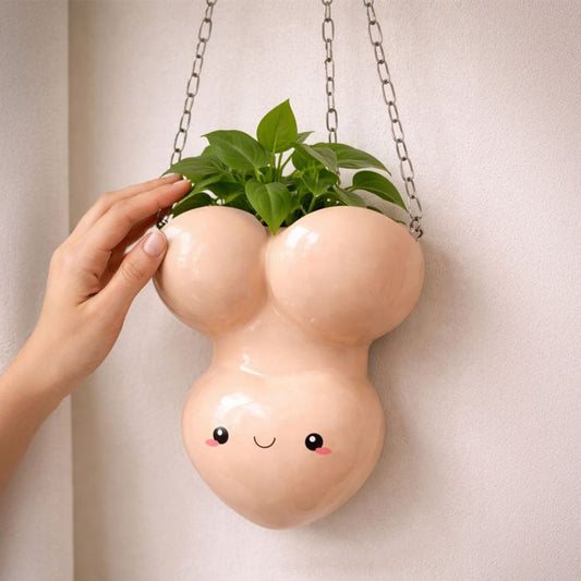 Willy bloempot - grappige bloempot cadeau