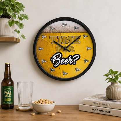 Bier Wandklok