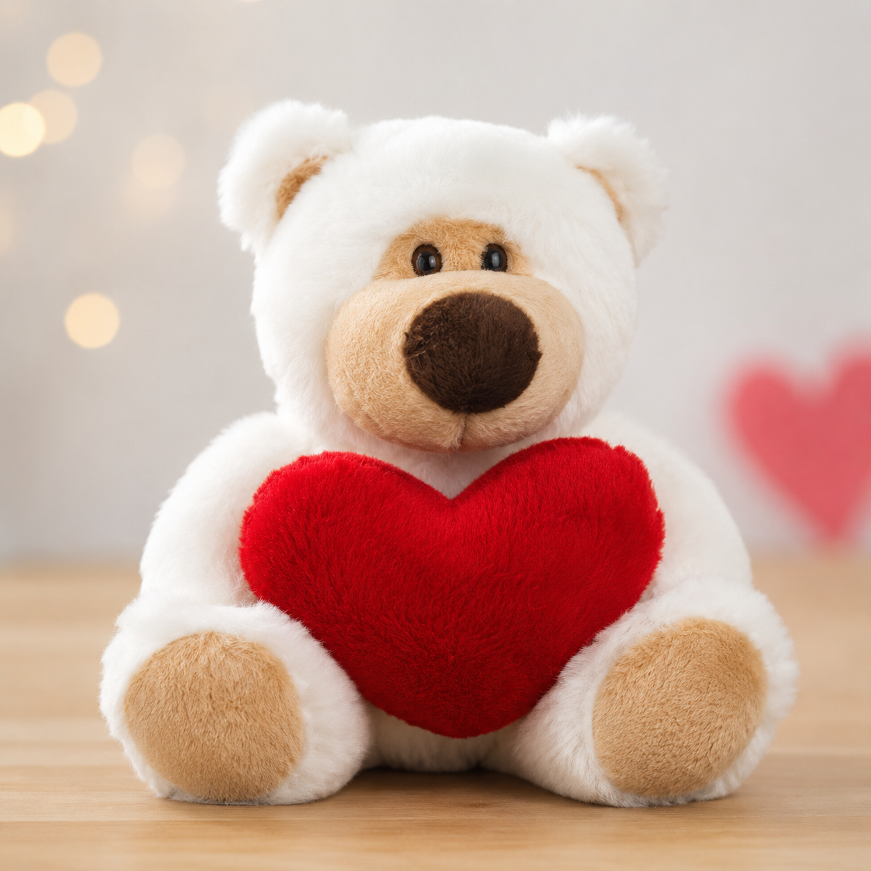Knuffelbeer met hart