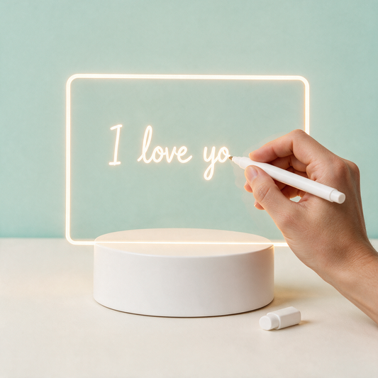 LED schrijfbord - lichtgevend decoratie cadeau