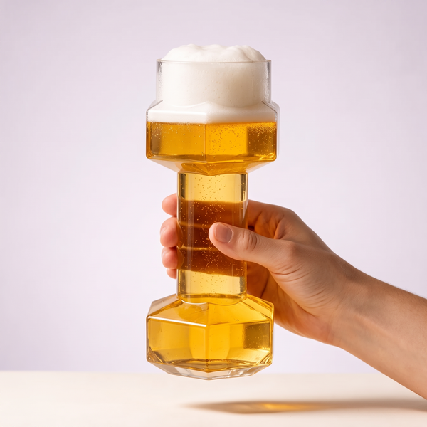 Halter bierglas 700 ml - grappig cadeau bij Cadeaugek